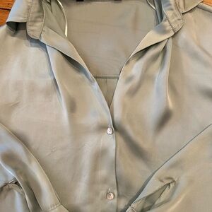 Zara silk Button-down